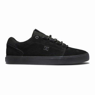 DC Hyde S Suede Férfi Deszkás Cipő Fekete (OWXT10627)